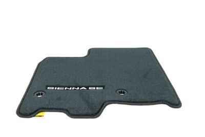 Toyota Carpet Floor Mats - Black - Fixed Console - 8 Passenger - SE PT206-08179-20