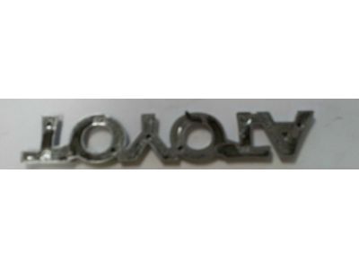 Toyota 75447-AA010 Luggage Compartment Door Name Plate, No.7