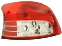 Toyota 81561-52550 Lens & Body, Rear Combination Lamp, LH