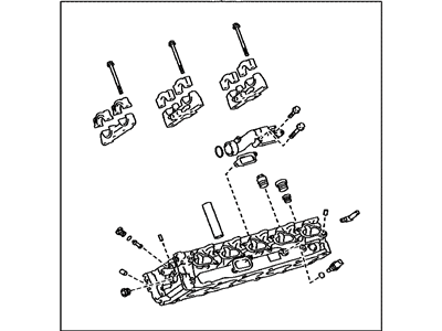 Toyota 11101-80016 HEAD SUB-ASSY, CYLIN