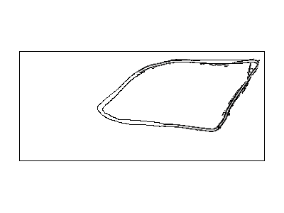 Toyota 81132-50590 Gasket, HEADLAMP Len