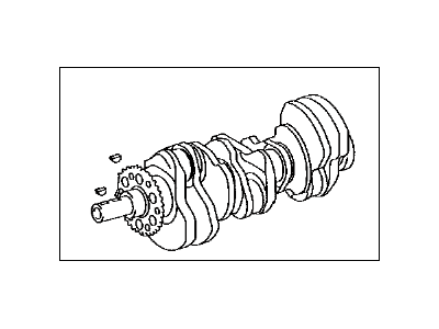 Toyota 13401-31080 CRANKSHAFT Sub-Assembly