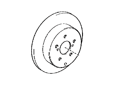 2024 Toyota Prius AWD-e Brake Drum - 42431-78010