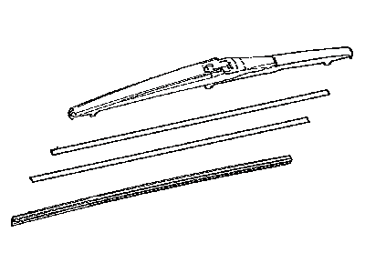 Toyota 85242-72010 Blade, Rr WIPER