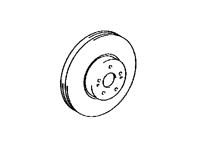 2019 Toyota Avalon Brake Disc - 43512-48130