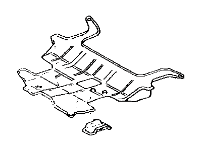 Toyota 51420-60010 Cover, Engine Under