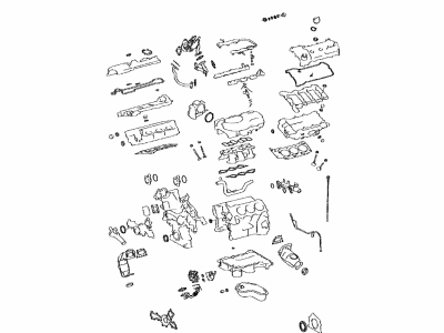 Toyota 04111-0P204 GASKET KIT, ENGINE O