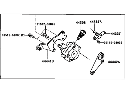 Toyota 44320-48040 Pump Assy, Vane