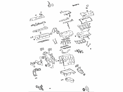 Toyota 04111-25290 GASKET KIT, ENGINE O