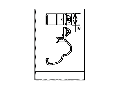 Toyota 82711-35470 Clamp, Wiring HARNES