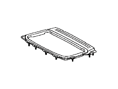 Toyota 63142-48010 Reinforcement, Roof Panel