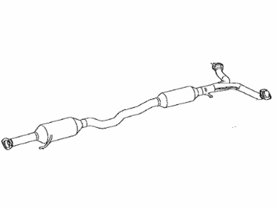 Toyota 17420-F0100 Pipe Assembly, Exhaust