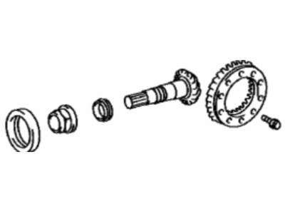 Toyota 41201-59425 FINAL GEAR KIT, DIFF