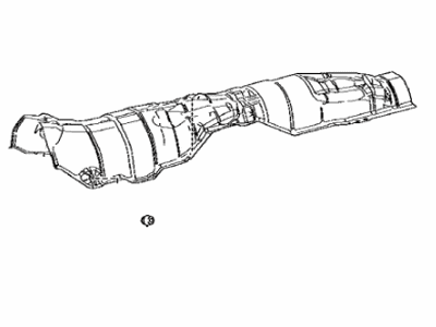 Toyota 58152-07021 INSULATOR, Fr Floor