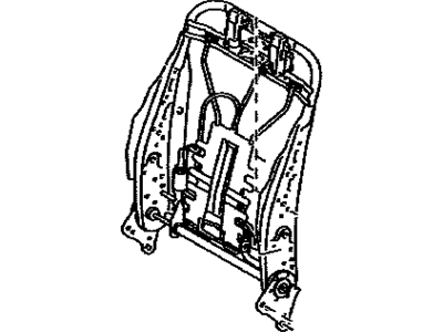 Toyota 71640-48050 Spring Assembly, Front Seat Back, LH