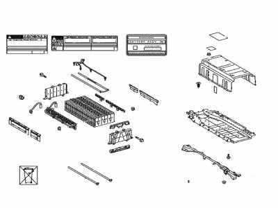 2011 Toyota Prius Car Batteries - G9510-76010