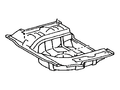 Toyota 58311-33060 Pan, Rear Floor