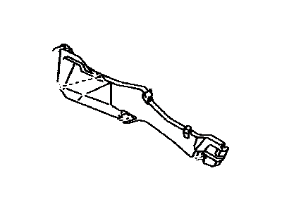 Toyota 87212-33020 Duct, Air, Rear