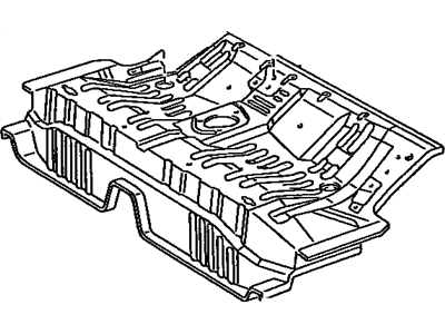 1998 Toyota Camry Floor Pan - 58211-33100