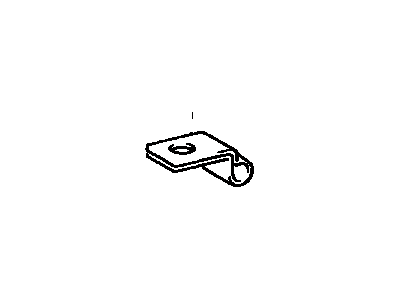 Toyota 90461-06208 Clamp, Brake Tube