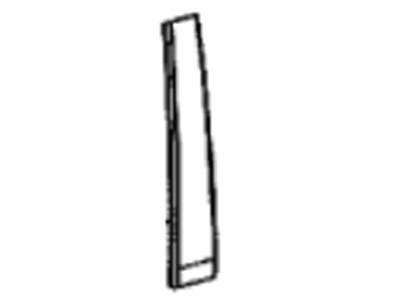 Toyota 75755-60040 Moulding, Front Door Window Frame, Rear RH