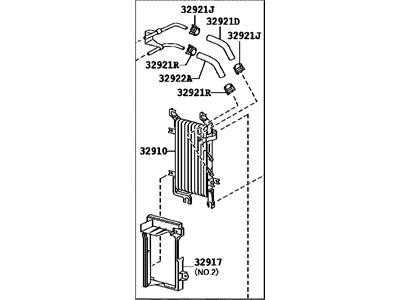 Toyota Land Cruiser Oil Cooler - 32920-60191