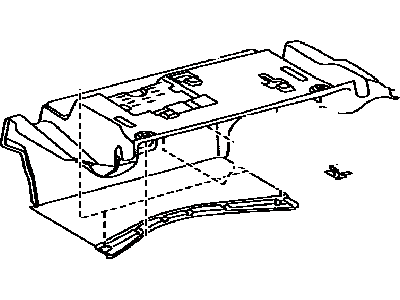 Toyota 64726-30060-C0 Hook, Luggage Compartment Trim