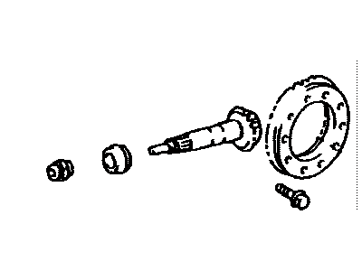 Toyota 41201-59265 FINAL GEAR KIT, DIFF