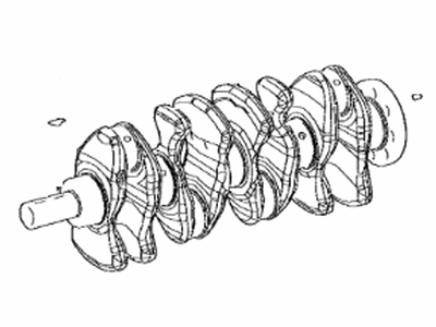 Toyota 13401-24020 CRANKSHAFT Sub-Assembly