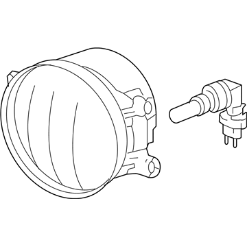 81210-02110 Genuine Toyota Lamp Assembly, Fog, RH