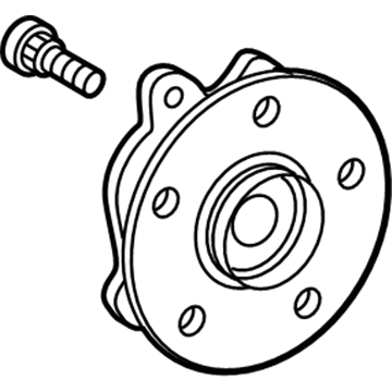 Toyota 43550-06010 Bearing And Hub Assembly