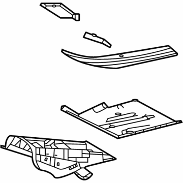 Toyota Sienna Floor Pan - 58110-08010