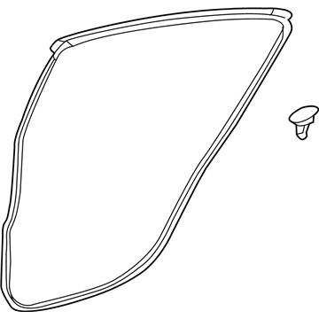 Toyota Prius C Door Seal - 67871-52190