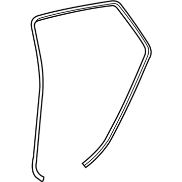 Toyota 62331-0T011 WEATHERSTRIP, Rear Door Opening Trim