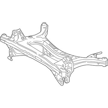 Toyota Corolla Rear Crossmember - 51206-12201