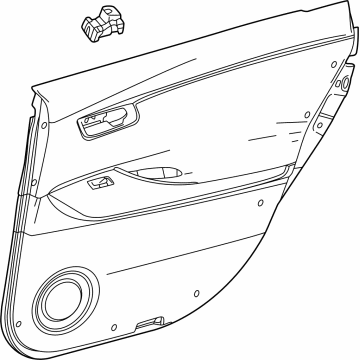 Toyota 67630-62010-C7 Panel Assembly, Rear Door