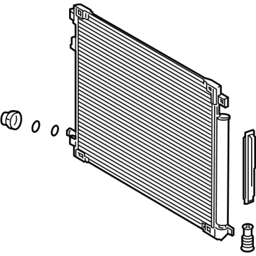 Toyota Highlander A/C Condenser - 884A0-48010