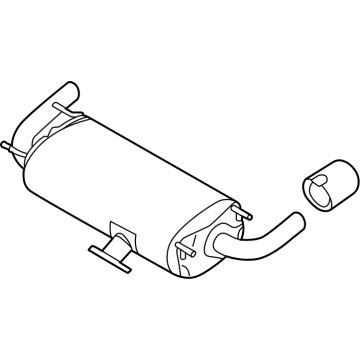 Toyota GR86 Muffler - SU003-09543