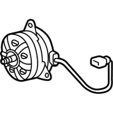 Toyota Sienna Fan Motor - 16363-0P380