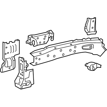 Toyota 57028-12020 Member Sub-Assy, Front Side, Inner LH