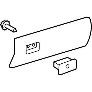 Toyota 55501-0C010-E0 Door Sub-Assy, Glove Compartment