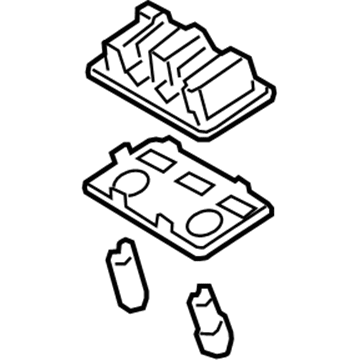 Toyota 81260-52120-B0 Lamp Assembly, Map