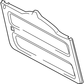 Toyota 64781-35031-B0 Board, Back Door Trim