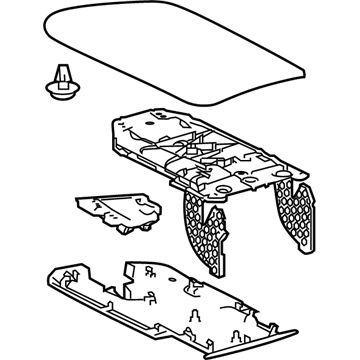 Toyota Camry Armrest - 58920-06100-C4