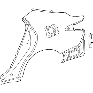 Toyota 61602-06320 Panel Sub-Assembly, QUAR