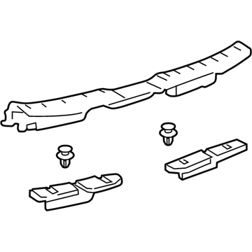 Toyota 58387-0R080-C0 Plate, Rr Floor FINI