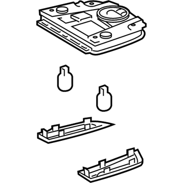 Toyota 81260-47090-B0 Lamp Assembly, Map