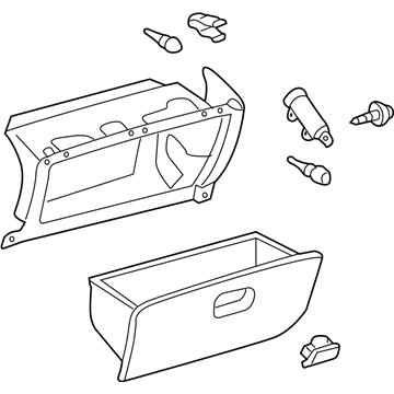 Toyota Solara Glove Box - 55303-AA040-B0