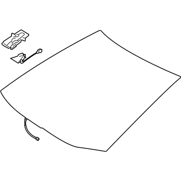 Toyota 56101-12909 Glass Sub-Assembly, Wind