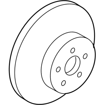 Toyota 43512-33150 Front Disc